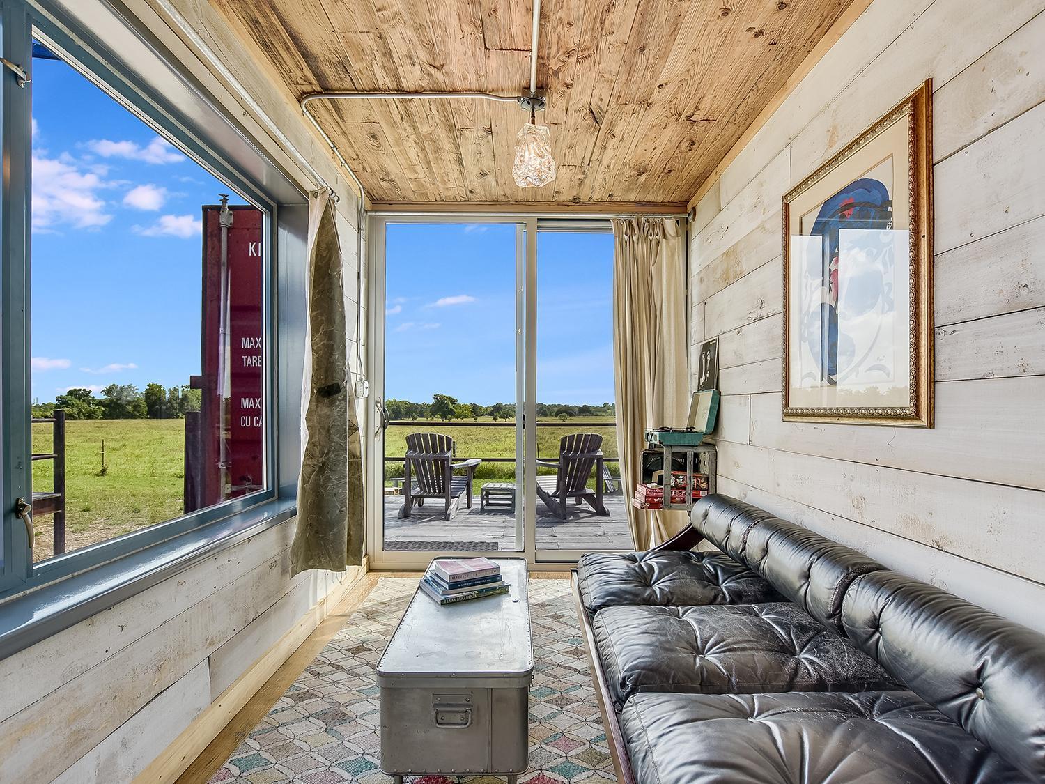 Flophouze Shipping Container Hotel Round Top Zimmer foto